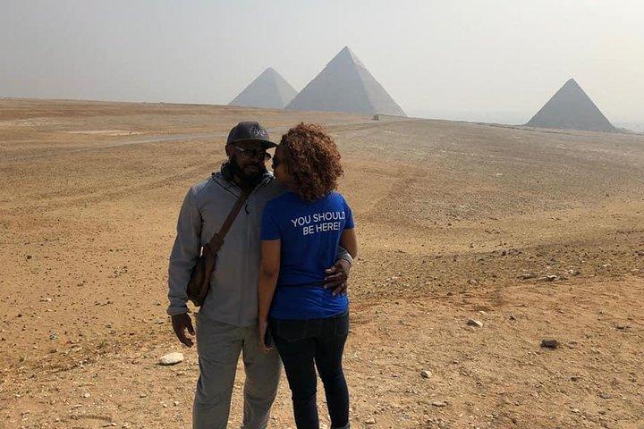 Day Tour: Giza Pyramids Sphinx Memphis and Saqqara