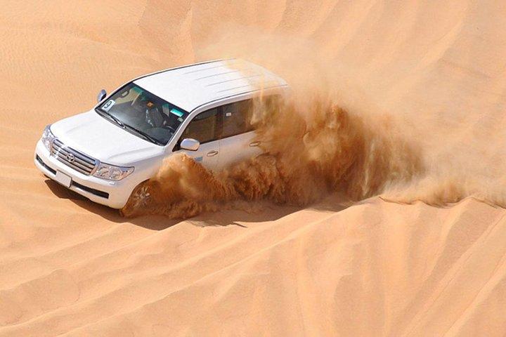 Morning Dubai Red Dunes Safari With Camel Ride & Sand boarding