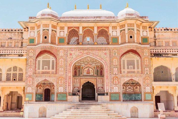 Jaipur: Amer Palace, Jal Mahal & Stepwell Private Half-Day Tour