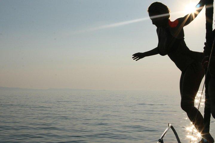 3 hours Kassandra Sunset or Day sailing yacht tour