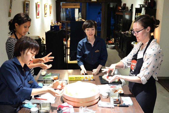 Tokyo Fish Market Tour & Sushi Making near Adachi with Masahito