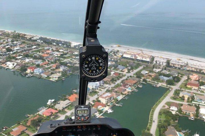 Helicopter Tour of Clearwater Beach and Belleair Country Club