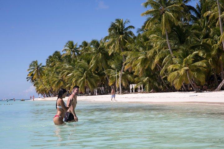 From Punta Cana: Saona Island & Altos de Chavon Day Trip with Lunch and Open Bar