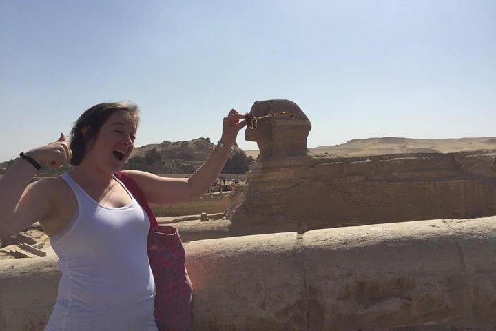 Layover Tour To Pyramids of Giza with Camel Ride and Lunch