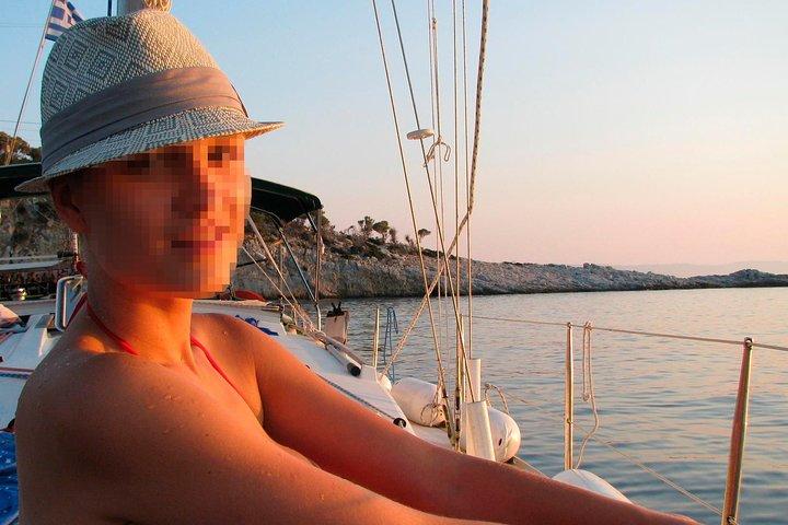 3 hours Neos Marmaras: Day or Sunset Sailing Tour Coves & Islands