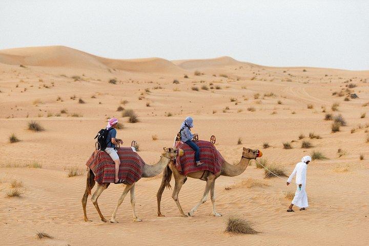 Dubai: Camel Desert Safari with Authentic Emirati Dinner