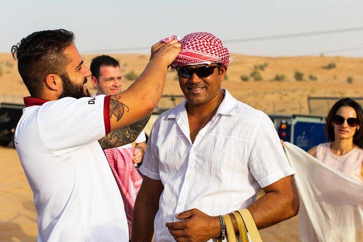 Dubai: Camel Desert Safari with Authentic Emirati Dinner