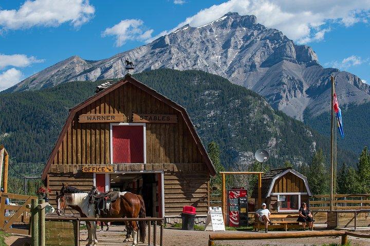 Covered Wagon Ride in Banff with Western Cookout