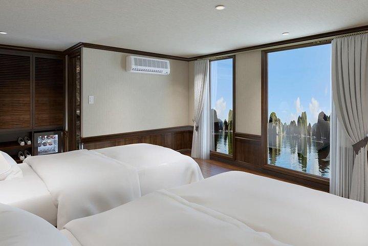 Halong Luxury Cruise 2D/1N: Kayaking, swimming, Titop island, Surprise cave