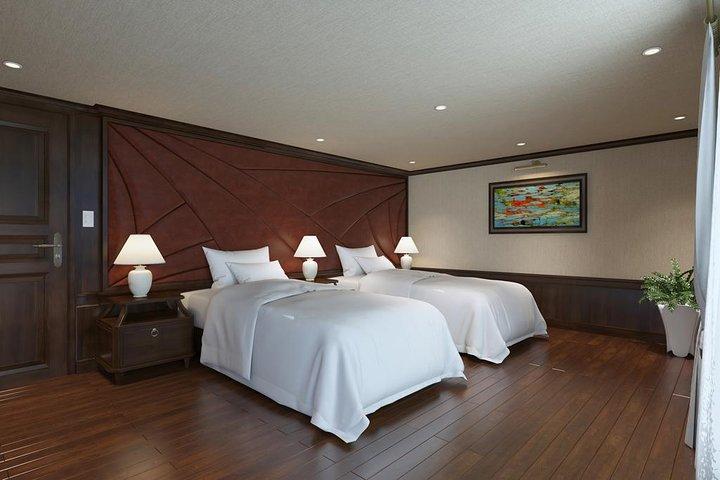 Halong Luxury Cruise 2D/1N: Kayaking, swimming, Titop island, Surprise cave