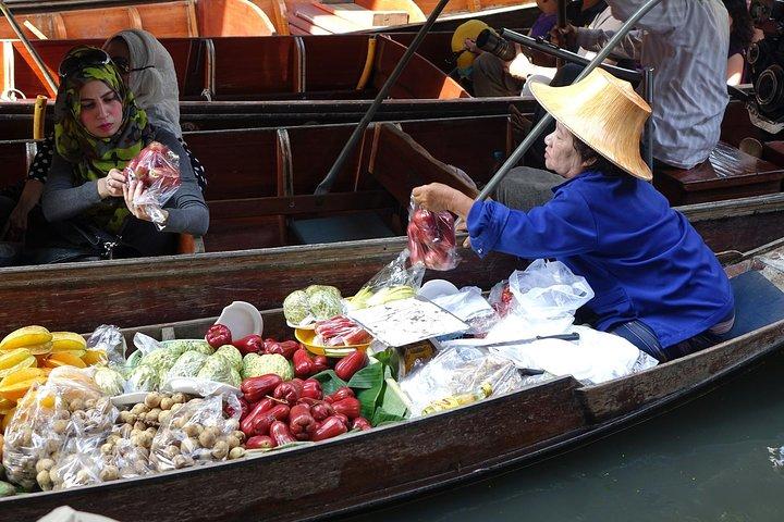 Floating & Railway Market and Coconut Farm Tour [Optional Luxury]