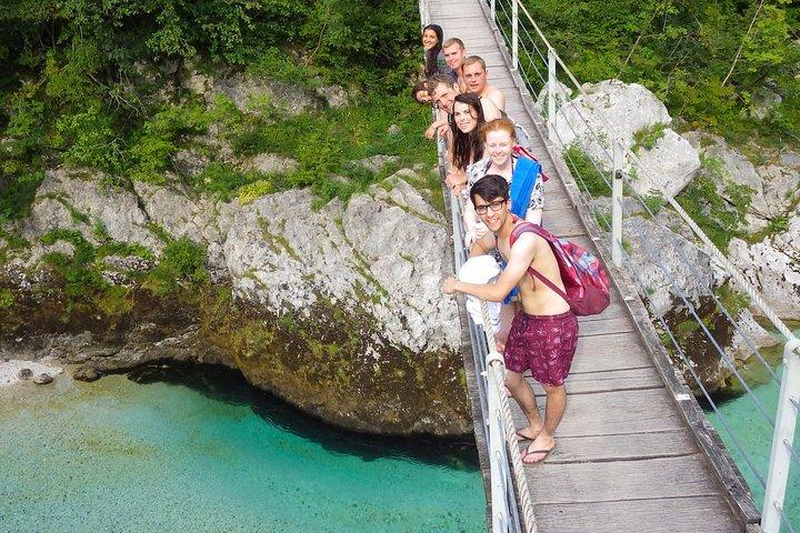 Scenic train, Emerald River, Triglav National Park & Soča valley