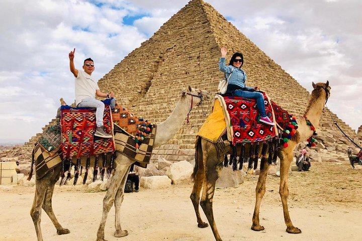 ( Stopover Tour Of Cairo ) Private All Inc.Pyramids,Camel Ride,Museum& Lunch