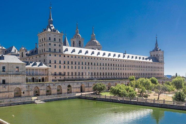 Escorial Monastery and the Valley of the Fallen from Madrid