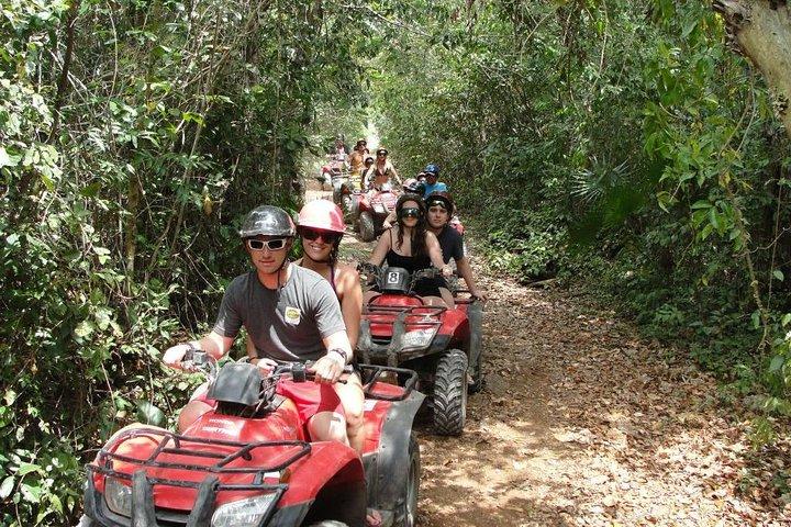 Jungle Adventure from Cancun: Horseback, ATV, Ziplines & Cenote
