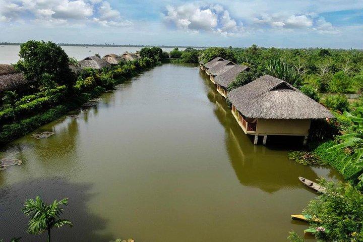 PRIVATE LUXURY Mekong 1 Day with Biking, Fishing, Cooking Class & BBQ LUNCH