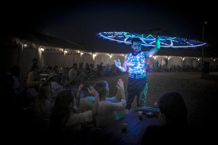 Dubai Sunset Camel Trekking With BBQ Dinner at VIP Camp