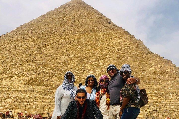 VIP Pyramids of Giza,Sphinx,sakkara,Memphis tour + camel ride