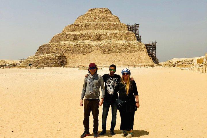 VIP Pyramids of Giza,Sphinx,sakkara,Memphis tour + camel ride
