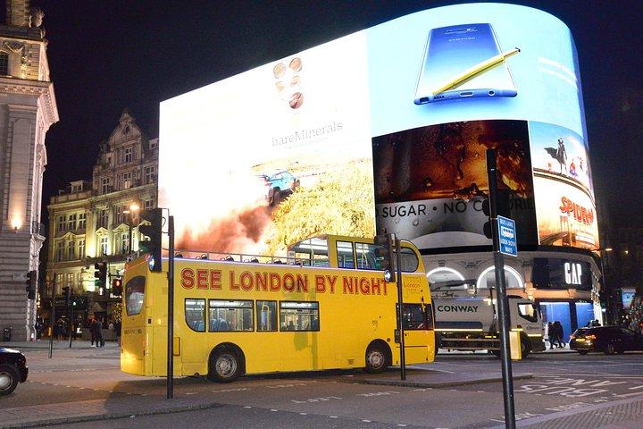 London by Night Sightseeing Tour - Open Top Bus