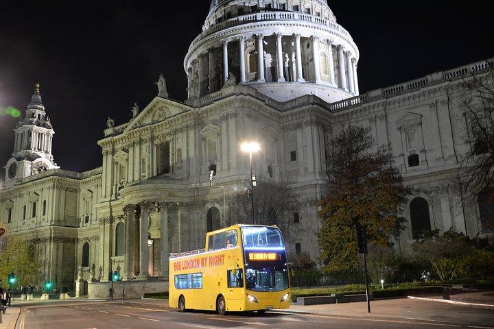 London by Night Sightseeing Tour - Open Top Bus