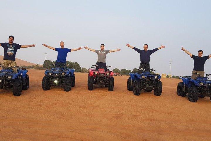 Morning Dubai Desert Safari with Sand boarding and Camel Ride