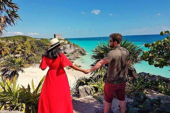 Cancun tour 4x1 Tour of Tulum, Coba, Cenote and Playa del Carmen