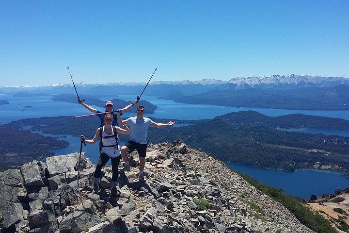 Trekking day in the mountains close to Bariloche