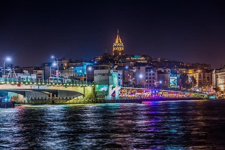 Luxury Bosphorus Dinner Cruise with Turkish Night Show