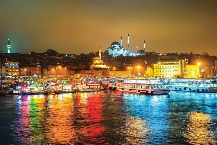 Luxury Bosphorus Dinner Cruise with Turkish Night Show