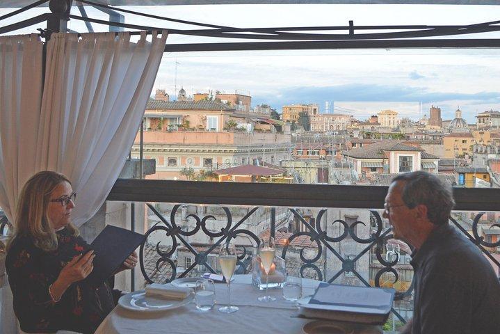 Rooftops of Rome by Night Food Tour with Dinner, Cocktails & Guided Sightseeing