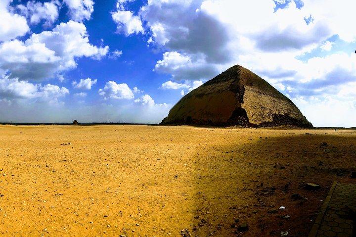 Full-day Great Pyramids, Saqqara step Pyramid, and Dahshure tour
