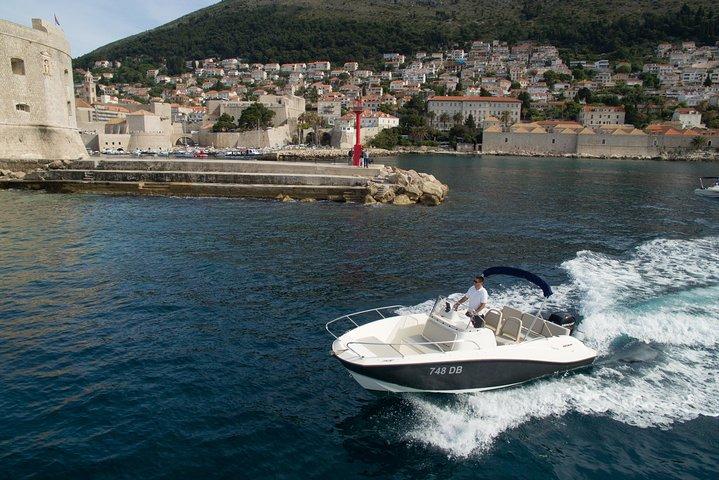 4h trip from Dubrovnik to the Elafiti islands with Quicksilver 675 boat