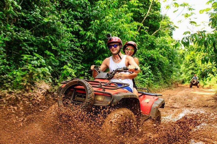 Horseback riding and ATV in the jungle, Ziplines, Cenote & Lunch