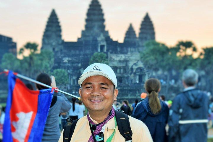 2-D Angkor temple tour with one sunrise in A/C vehicle and guide.