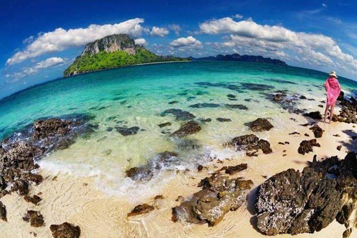 KRABI: 4 Island Snorkeling & Relax by Long Trail Boat with Lunch