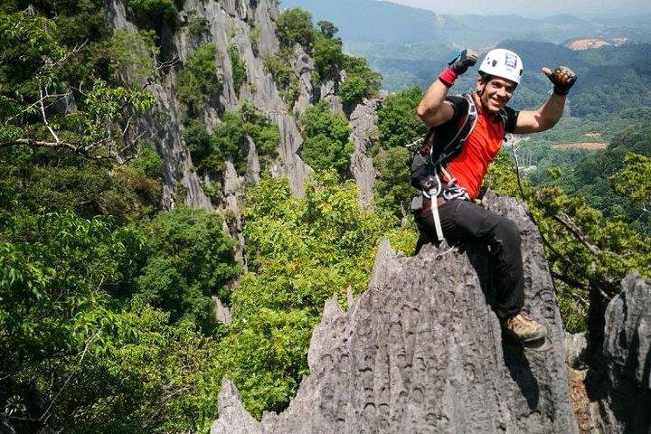 Climb and Abseiling Hidden Pinnacles of Takun