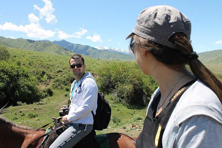 Horse riding adventure in mountains!
