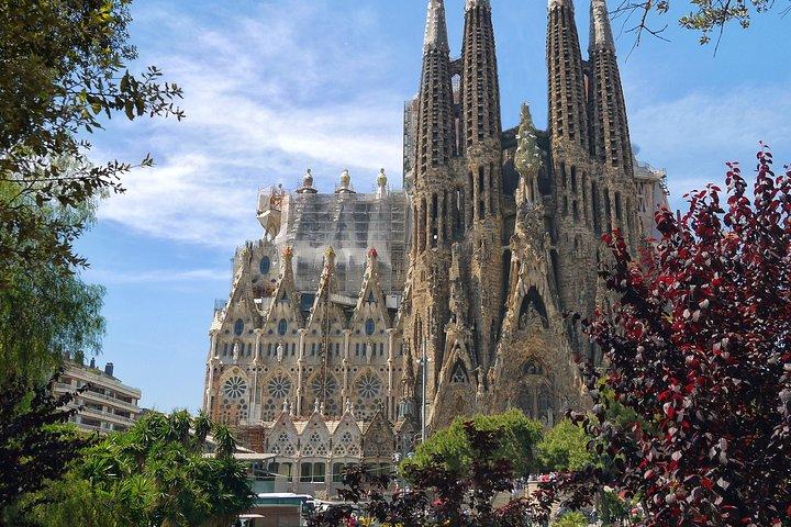 Golden Hour in Gaudi's Sagrada Familia with expert Guide