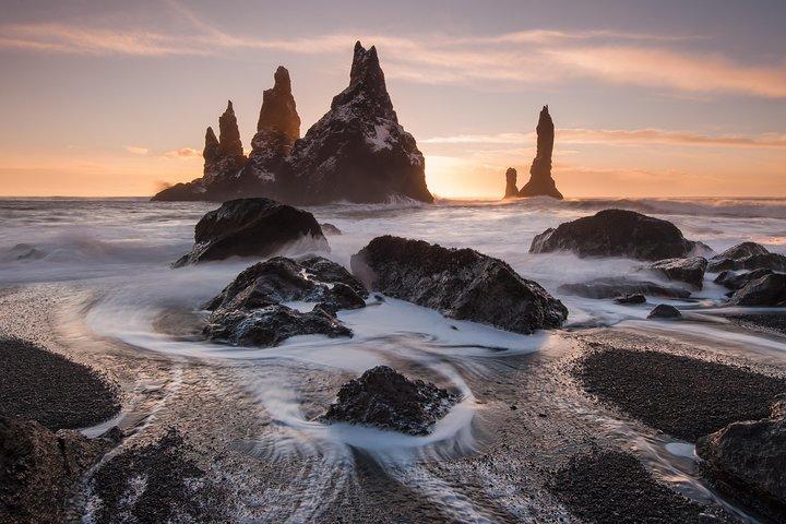 South Coast, Waterfalls and Vík village from Reykjavik