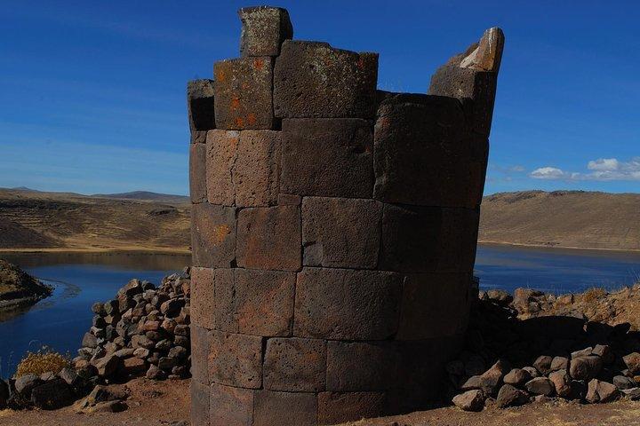 Half-Day Tombs "Chullpas" of Sillustani from Puno