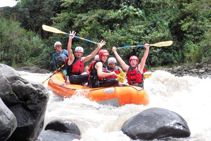 Adventure and Fun River Rafting in Baños Ecuador