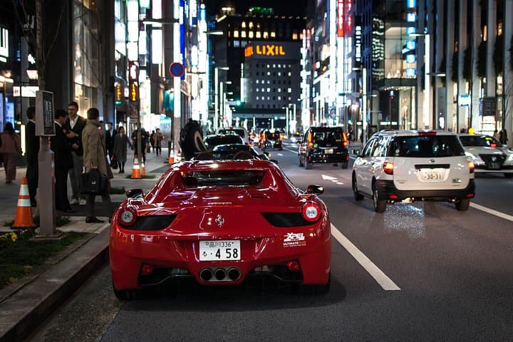 Tokyo Supercar Driving Tour: (Ferrari, Lamborghini, + More)