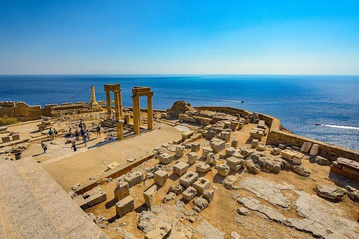 Best of Rhodes, Lindos & BEACH Time - Full-Day PRIVATE Tour: