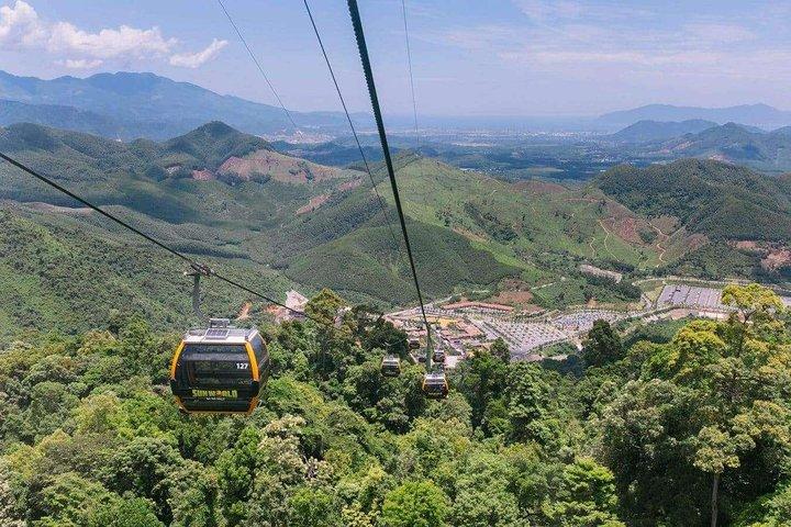 Hue to Hoi An via Golden Bridge & Marble Mountain (or Vice Versa)