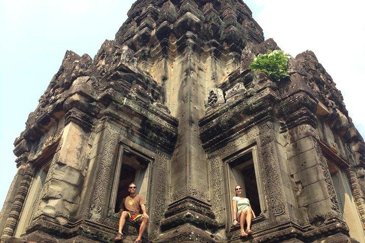 2-D Angkor temple tour with one sunrise in A/C vehicle and guide.
