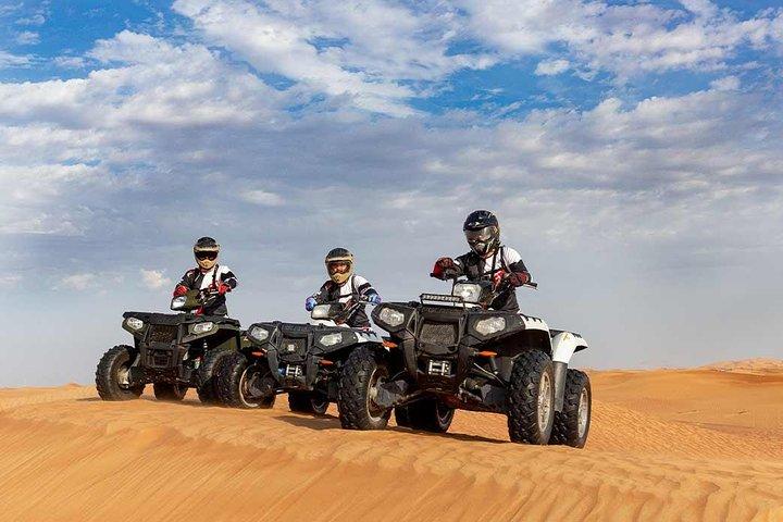 Red Dunes Safari By Quad Bike, Sandboarding, Camel Ride & BBQ Dinner