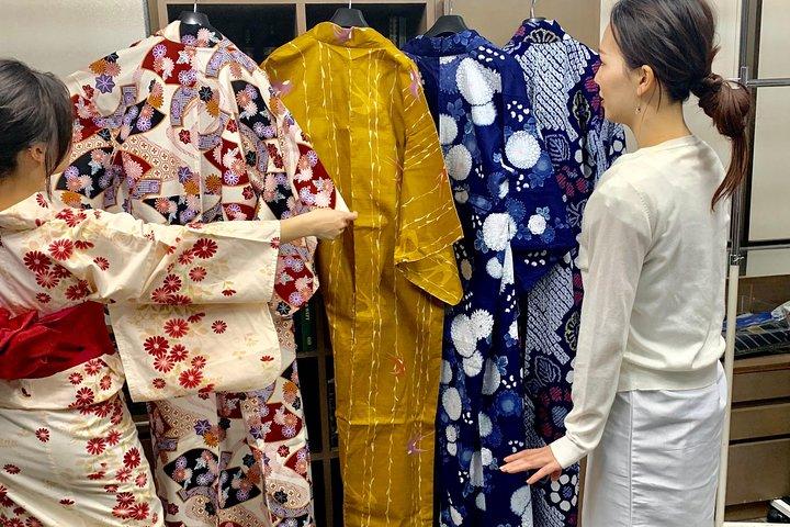 Exclusive private Yukata dressing workshop