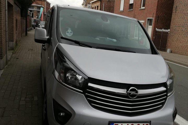 Standard Minivan from Brussels airport to city of Bruges