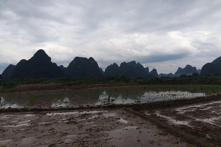 Half-Day Yangshuo Yulong bamboo boat & Countryside short Hiking Private Day Tour
